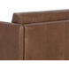 Saul Shalimar Tobacco Leather Sofa